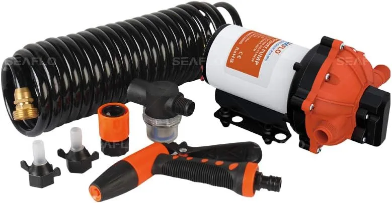 SEAFLO 55-Series Washdown Pump Kit — 12V, 5.5 GPM, 70 PSI — main view