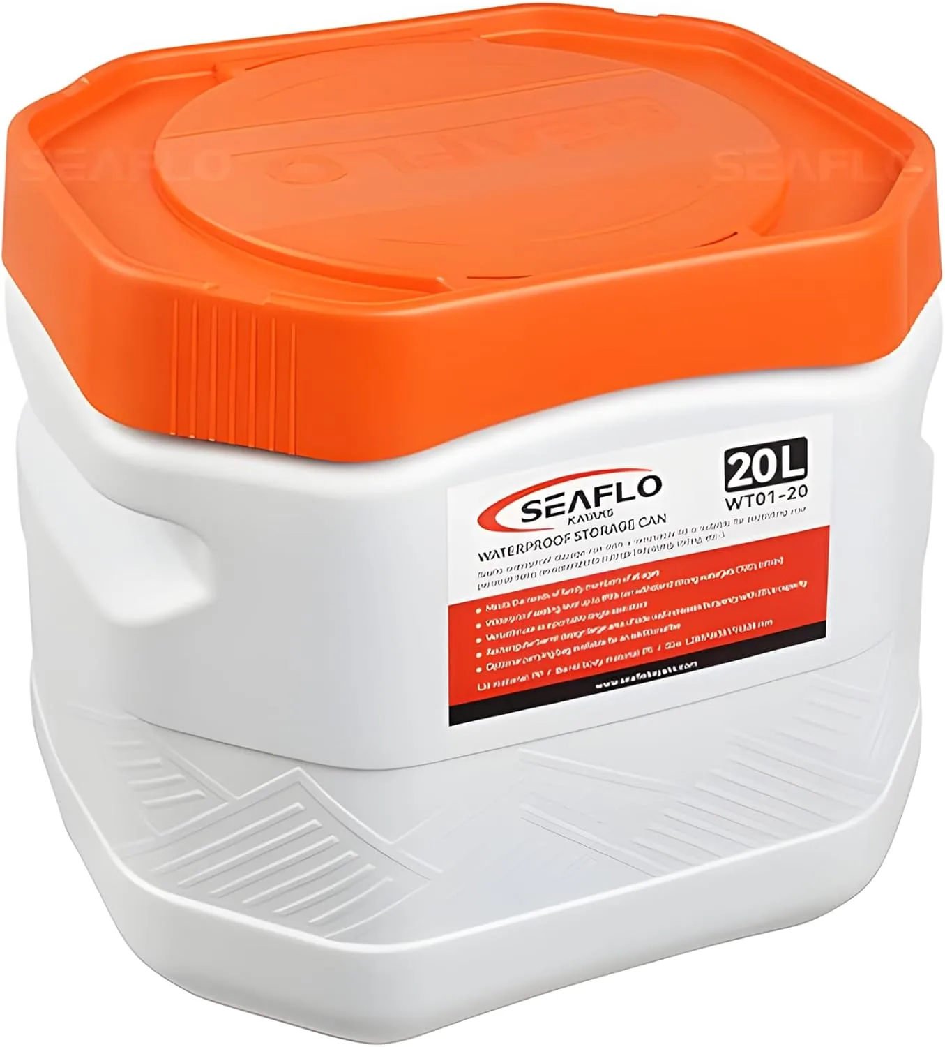 SEAFLO Waterproof Storage Bins Lid Marine Rv Storage Kayak Ca — main view