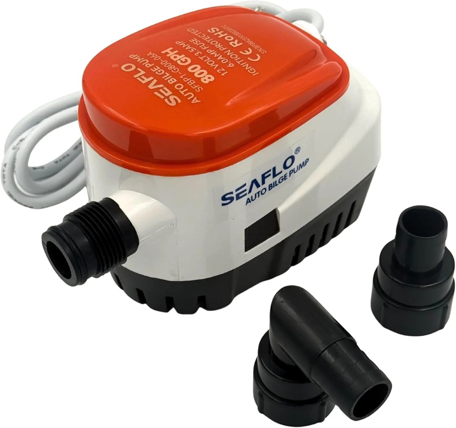 SEAFLO 06A Series Automatic Submersible Bilge Pump — 800 GPH, 12V — main view
